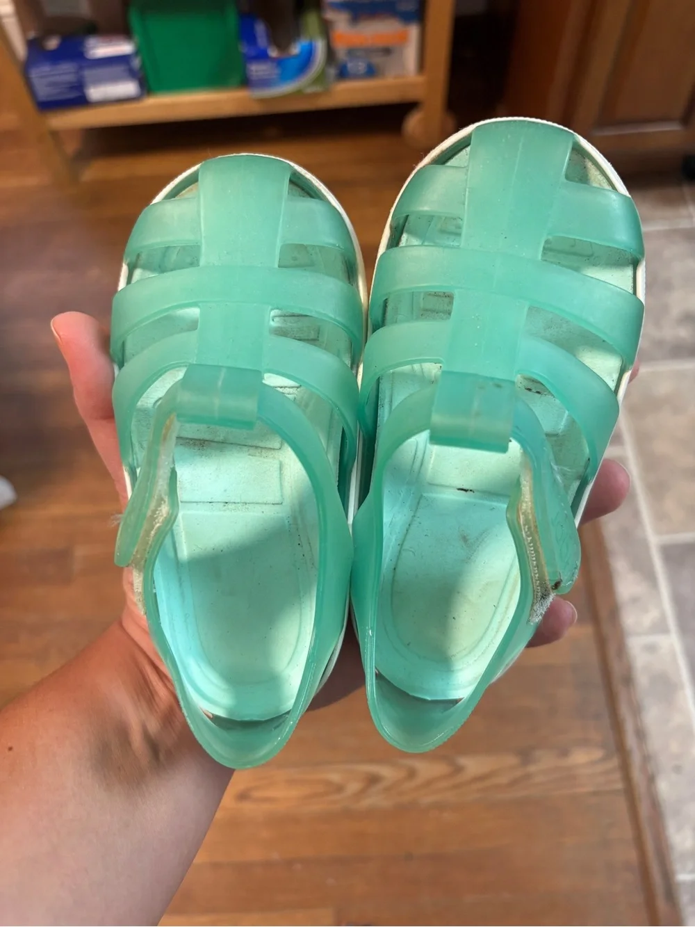 Igor Teal/Turquoise Jelly Sandals for Kids